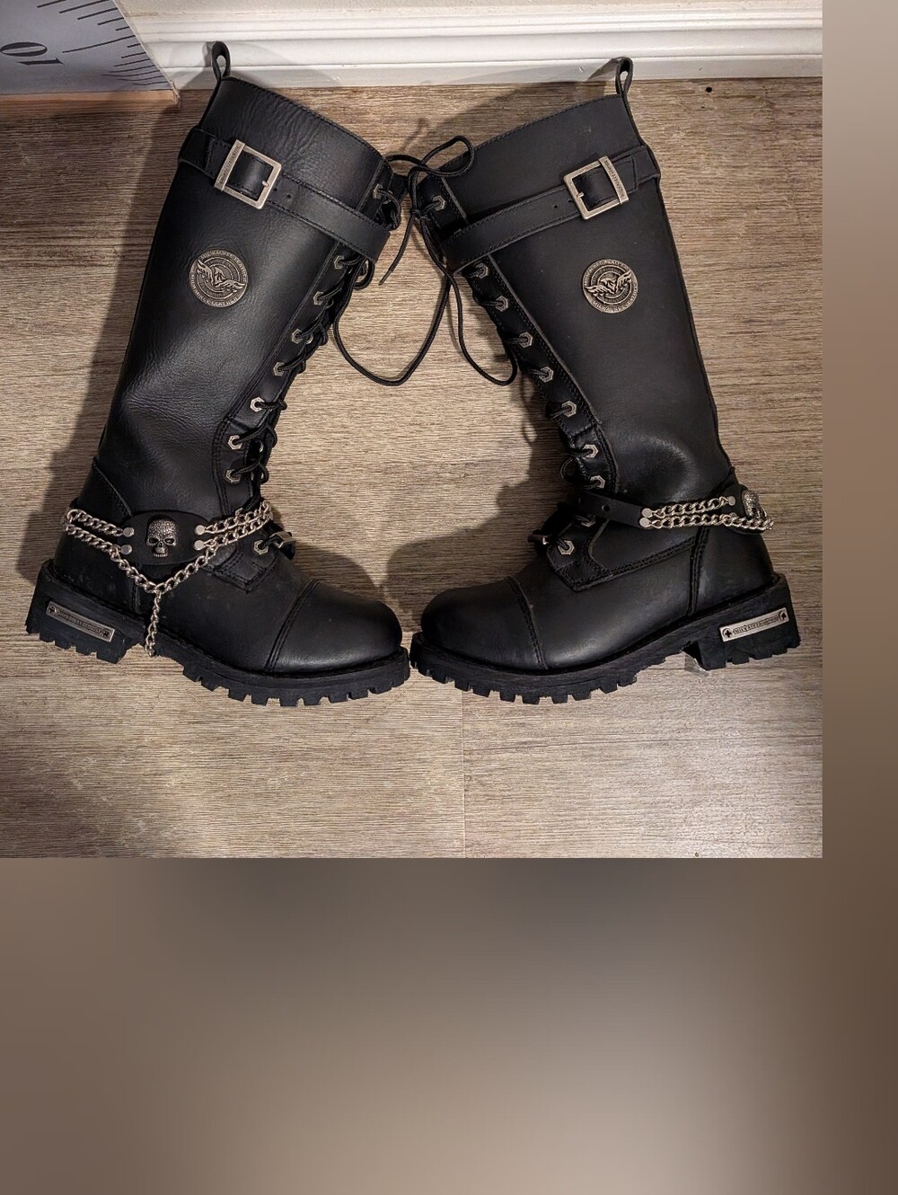 Milwaukee Leather Women's Motorcycle Biker Boots